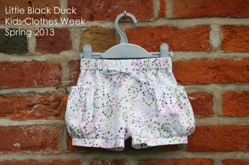 Bubble Pocket Shorts. Pattern from Elegance and Elephants